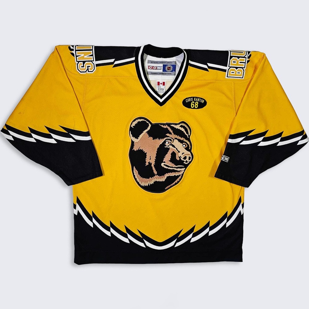 Boston Bruins Vintage 90s Pooh Bear CCM Hockey Jersey